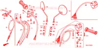 LEVIER DE GUIDON   CABLE   COMMODO pour Honda PRESS CUB 50 DELUXE de 2008