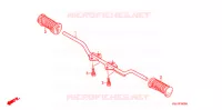 REPOSE PIED pour Honda PRESS CUB 50 DELUXE de 2008