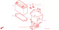 BATTERIE pour Honda SUPER CUB 50 CUSTOM de 1999