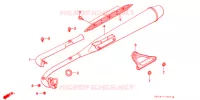 SILENCIEUX D'ECHAPPEMENT pour Honda SUPER CUB 50 CUSTOM de 1999