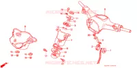 GUIDON   CARENAGE (C50B1/D1/ST1/S1) pour Honda SUPER CUB 50 DELUXE de 2002
