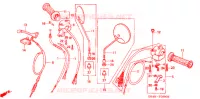 LEVIER DE GUIDON   CABLE   COMMODO (C50B1/D1/ST1/S1) pour Honda SUPER CUB 50 DELUXE de 2002