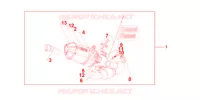 SILENCIEUX TITANE pour Honda CBR 1000 RR FIREBLADE TRICOLOUR de 2011