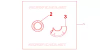 PROTECTIONS DE CARTER CARBONE pour Honda CBR 1000 RR FIREBLADE REPSOL de 2011