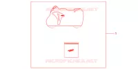 HOUSSE DE PROTECTION D'INTERIEUR pour Honda CBR 1000 RR FIREBLADE REPSOL de 2011