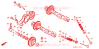 ARBRE A CAMES   SOUPAPE pour Honda CBR 250 RR Without speed warning light de 1994