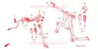BEQUILLE pour Honda CBR 600 F3 SUPER SPORT de 1996