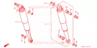 AMORTISSEUR ARRIERE pour Honda BENLY CD 50 SPECIAL de 1998
