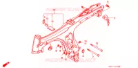 CADRE pour Honda BENLY CD 50 SPECIAL de 1998