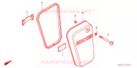 COUVERCLES LATERAUX pour Honda BENLY CD 50 SPECIAL de 1998