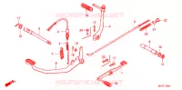 PEDALE   KICK pour Honda BENLY CD 50 SPECIAL de 1998