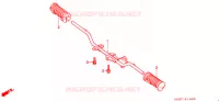 REPOSE PIED pour Honda BENLY CD 50 SPECIAL de 1998