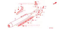 SILENCIEUX D'ECHAPPEMENT pour Honda BENLY CD 50 SPECIAL de 1998