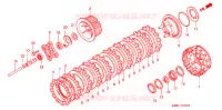 EMBRAYAGE ('96) pour Honda GL 1500 GOLD WING INTERSTATE de 1996