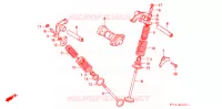 ARBRE A CAMES pour Honda NX 125 de 1990