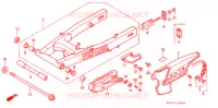 BRAS ARRIERE pour Honda NX 125 de 1990
