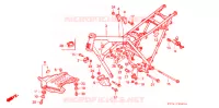 CADRE pour Honda NX 125 de 1990