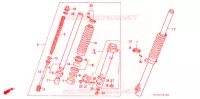 FOURCHE pour Honda NX 125 de 1990