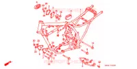 CADRE pour Honda XR 200 R de 2001