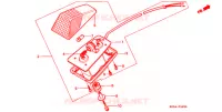 FEU ARRIERE pour Honda XR 200 R de 1990