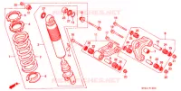 AMORTISSEUR ARRIERE pour Honda XR 200 R de 2000