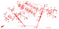 ARBRE A CAMES pour Honda XR 650 L de 1996