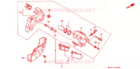 ETRIER DE FREIN ARRIERE pour Honda XR 650 L de 1996