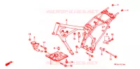 CADRE pour Honda XR 80 de 1990