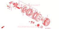EMBRAYAGE pour Honda XR 80 de 1990