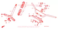 GUIDON pour Honda XR 80 de 1990