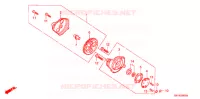 POMPE A HUILE pour Honda XR 80 de 1990