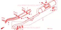 SILENCIEUX D'ECHAPPEMENT pour Honda XR 80 de 1990
