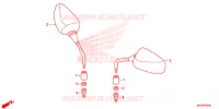 RETROVISEUR pour Honda CB 500 X ABS de 2013