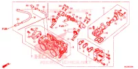 CORPS DE PAPILLON pour Honda CB 500 X de 2015