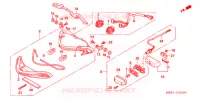 FEU ARRIERE pour Honda CB 599 HORNET BLACK de 2006
