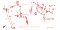 BEQUILLE pour Honda CB 750 BLACK de 2002