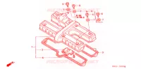 COUVRE CULASSE pour Honda CB 750 BLACK de 2002