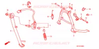BEQUILLE pour Honda CB 750 BLUE de 2008