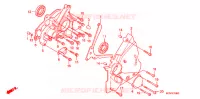 COUVERCLE GAUCHE pour Honda CB 750 BLUE de 2008
