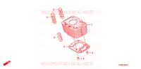 CYLINDRE pour Honda CBF 125 M STUNNER Front brake drum de 2009