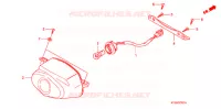 FEU ARRIERE (2) pour Honda CBF 125 M STUNNER Front brake drum de 2009