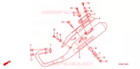 SILENCIEUX D'ECHAPPEMENT (2) pour Honda CBF 125 M STUNNER Front brake drum de 2009