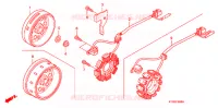 ALTERNATEUR pour Honda CBF 125 MC STUNNER Front brake disk de 2009