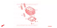 CYLINDRE pour Honda CBF 125 MC STUNNER Front brake disk de 2009