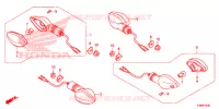 CLIGNOTANT pour Honda CBF 160 UNICORN de 2015