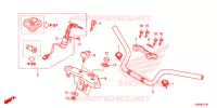 GUIDON   TE DE FOURCHE pour Honda CBF 160 UNICORN de 2015
