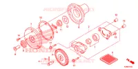 POMPE A HUILE pour Honda CBF 160 UNICORN de 2015