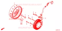 ALTERNATEUR pour Honda CB 500 F de 2016