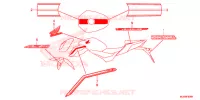 AUTOCOLLANTS pour Honda CB 500 F de 2016
