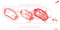 COMPTEUR pour Honda CB 500 F de 2016